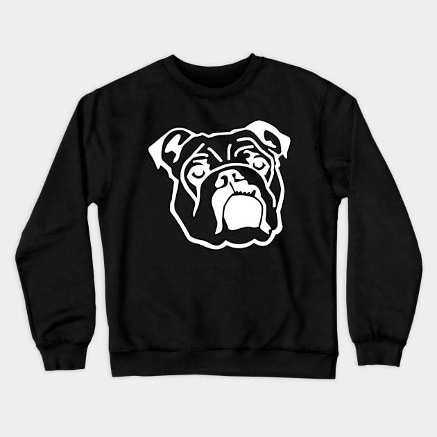 Bulldog Crewneck Sweatshirt by Designzz